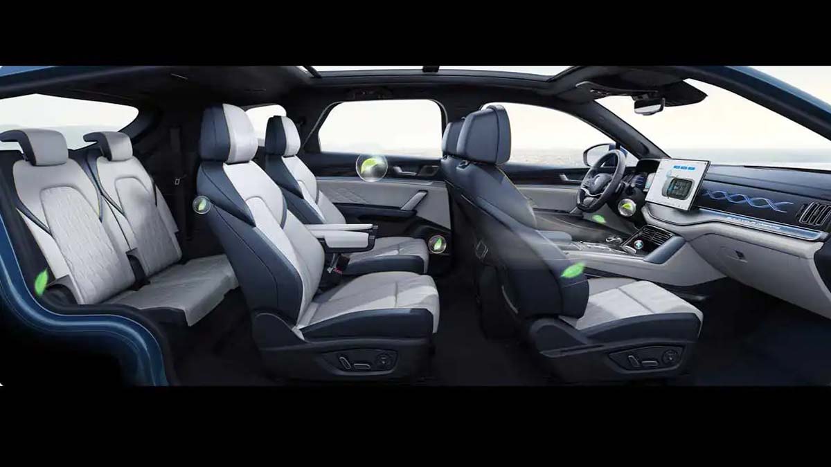 Interior del BYD Great Tang 2026