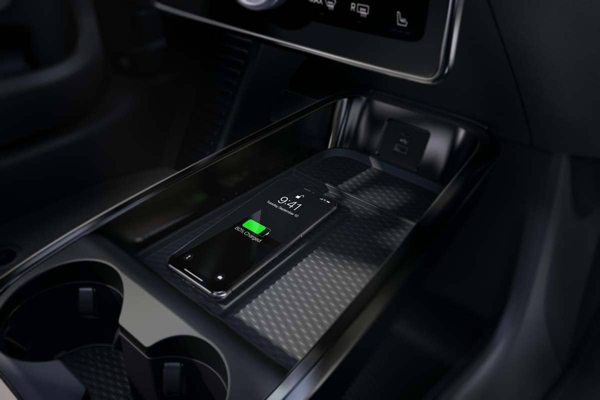Detalle del interior del Ford Mustang Mach E